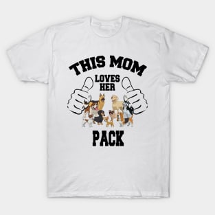 This Mom Love Her Pack T-Shirt